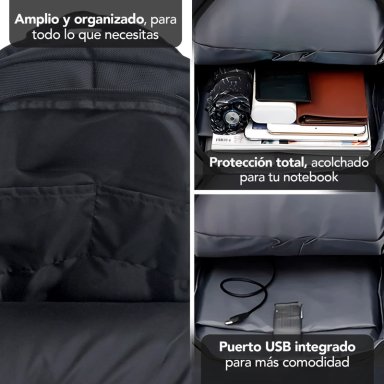MOCHILA URBAN SHIELD PRO HOMBRE MUJER VIAJE TRABAJO MIGLÚ - 4