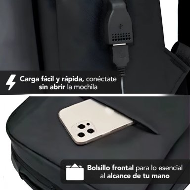 MOCHILA URBAN SHIELD PRO HOMBRE MUJER VIAJE TRABAJO MIGLÚ - 7