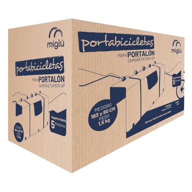 PORTA BICICLETAS CAMIONETAS PICKUP PORTALÓN 5BIKE MIGLÚ - 9