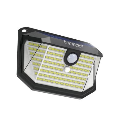 FOCO SOLAR 178 LED EXTERIOR CON SENSOR MOVIMIENTO HOMECLAF - 1