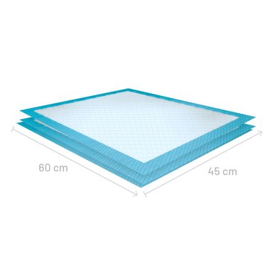 100 SABANILLAS DE CARBONO 45X60 + 12 GUANTES PERROS MASCOTAS - 2