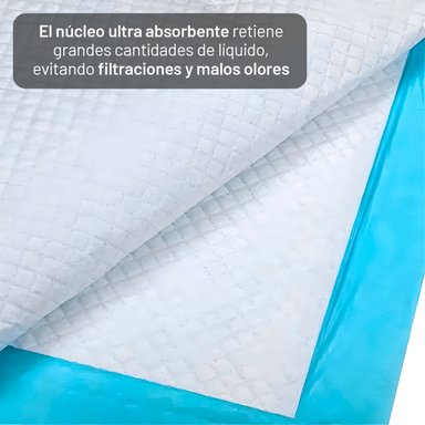100 SABANILLAS DE CARBONO 45X60 + 12 GUANTES PERROS MASCOTAS - 8