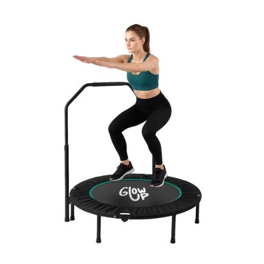 MINI TRAMPOLÍN 3.3FT 1 MT AERÓBICO FITNESS YOGA Y JUEGOS GLOWUP - 1