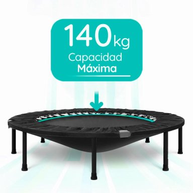 MINI TRAMPOLÍN 3.3FT 1 MT AERÓBICO FITNESS YOGA Y JUEGOS GLOWUP - 7