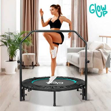 MINI TRAMPOLÍN 3.3FT 1 MT AERÓBICO FITNESS YOGA Y JUEGOS GLOWUP - 9