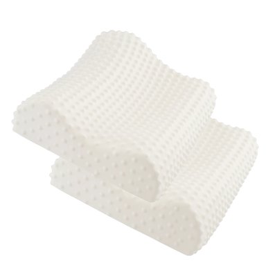 PACK DE 2 ALMOHADAS ORTOPÉDICAS PARA SOPORTE CERVICAL CON ESPUMA MEMORY FOAM - 1