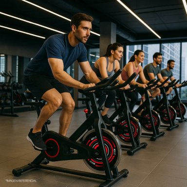 BICICLETA ESTÁTICA SPINNING PROFESIONAL FITNESS STRONG K-FIT - 2