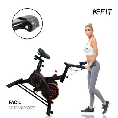 BICICLETA ESTÁTICA SPINNING PROFESIONAL FITNESS STRONG K-FIT - 7