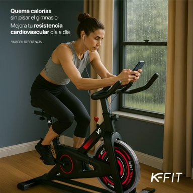 BICICLETA ESTÁTICA SPINNING PROFESIONAL FITNESS STRONG K-FIT - 10