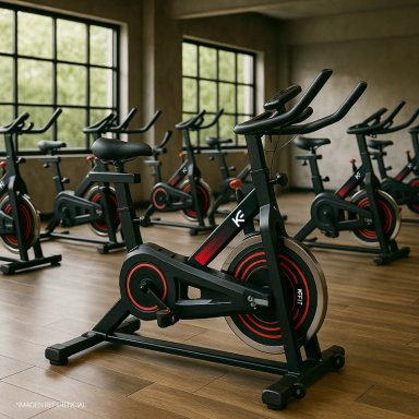 BICICLETA ESTÁTICA SPINNING PROFESIONAL FITNESS STRONG K-FIT - 11