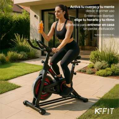 BICICLETA ESTÁTICA SPINNING PROFESIONAL FITNESS STRONG K-FIT - 12