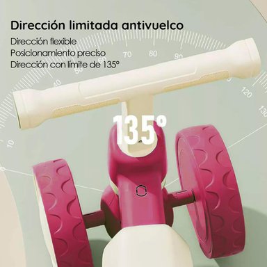 TRICICLO INFANTIL DE 4 RUEDAS FIORI ROJO GLOWUP - 2