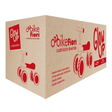 TRICICLO INFANTIL DE 4 RUEDAS FIORI ROJO GLOWUP - 8
