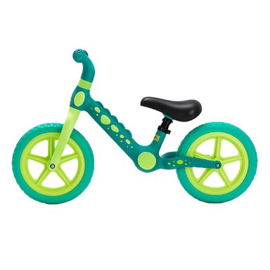 BICICLETA DE EQUILIBRIO INFANTIL SHGAT DINO VERDE GLOWUP - 1