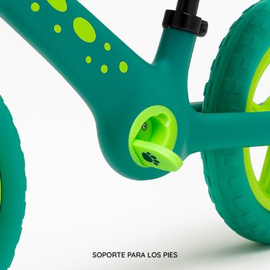 BICICLETA DE EQUILIBRIO INFANTIL SHGAT DINO VERDE GLOWUP - 4