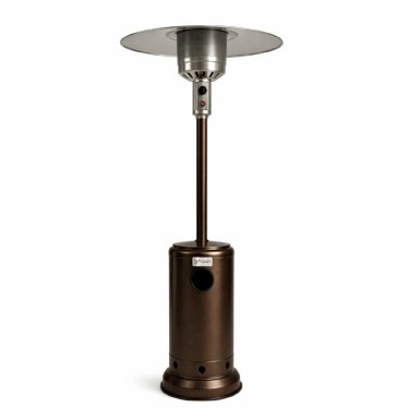 ESTUFA DE PATIO EXTERIOR A GAS 50,000 BTU ANTIVUELCO BFRESH MARRON OSCURO - 1