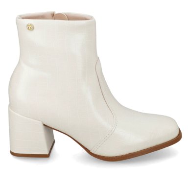 BOTIN MUJER BLANCO OFF MOLECA - 1