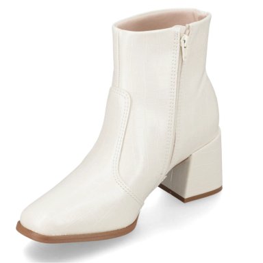 BOTIN MUJER BLANCO OFF MOLECA - 4