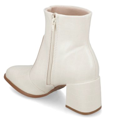 BOTIN MUJER BLANCO OFF MOLECA - 5