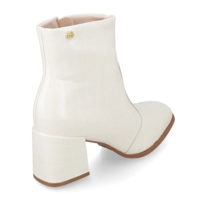 BOTIN MUJER BLANCO OFF MOLECA - 6