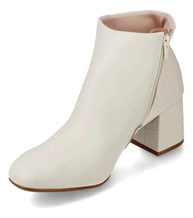 BOTIN MUJER BLANCO OFF BEIRA RIO - 4