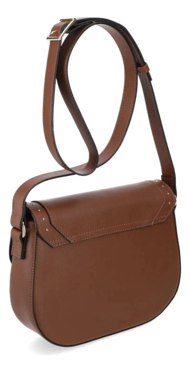 CARTERA BANDOLERA MUJER VIZZANO CAMEL CON DETALLES DE TACHAS - 3