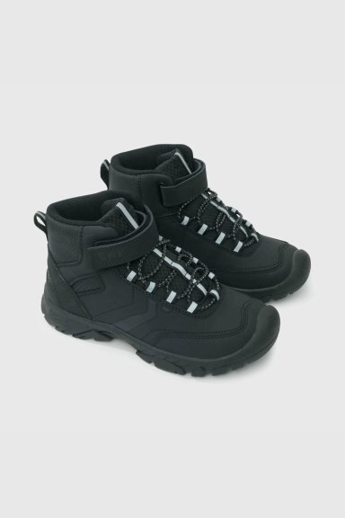 BOTIN ESCOLAR NEGRO CON VELCRO JUNIOR 2 - 1