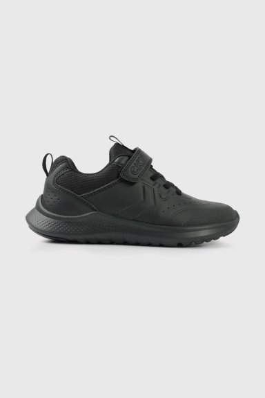 ZAPATILLA ESCOLAR NEGRA UNISEX CON VELCRO JUNIOR - 2