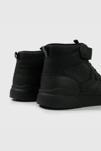 ZAPATILLA ESCOLAR NEGRA CAÑA ALTA UNISEX - 5