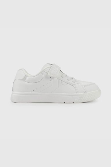 ZAPATILLA ESCOLAR BLANCA CON VELCRO - 2