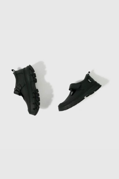 ZAPATOS ESCOLARES REINAS NEGROS CUERO VELCRO - 4