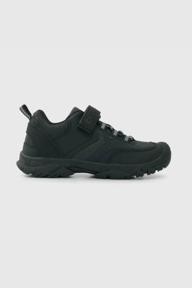 ZAPATO ESCOLAR NEGRO CON VELCRO PARA NIÑO - 2