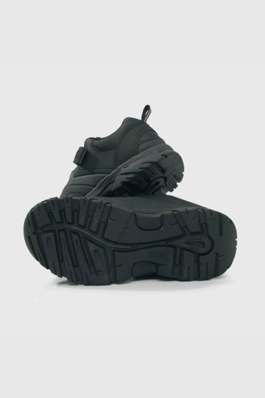 ZAPATO ESCOLAR NEGRO CON VELCRO PARA NIÑO - 3