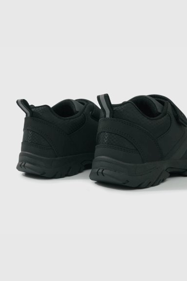 ZAPATO ESCOLAR NEGRO CON VELCRO PARA NIÑO - 5