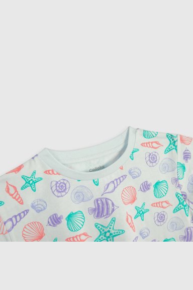 PIJAMA ALGODÓN NIÑA COLLOKY CELESTE 56103 - 4