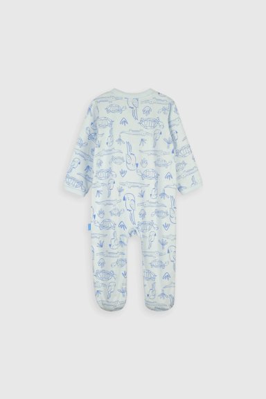 PIJAMA ALGODÓN NIÑO COLLOKY CELESTE 56110 - 2
