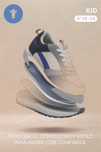 ZAPATILLA NIÑO  NEGRO COLLOKY - 6