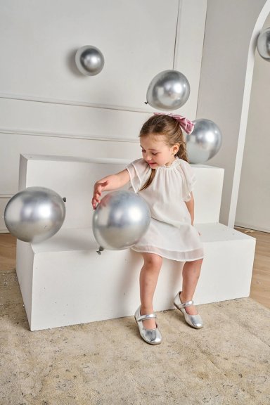 BALLERINA NIÑA 57372 PLATEADO COLLOKY - 2