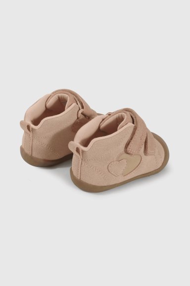 BOTIN GATEADOR CAÑA MEDIA PARA NIÑA ROSADA CON VELCRO - 5