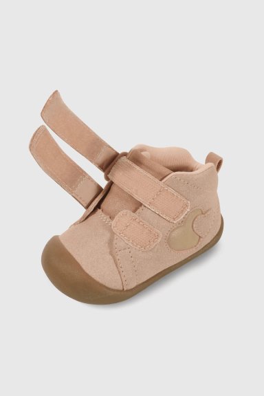 BOTIN GATEADOR CAÑA MEDIA PARA NIÑA ROSADA CON VELCRO - 6