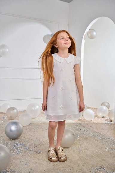VESTIDO NIÑA  BLANCO COLLOKY - 2