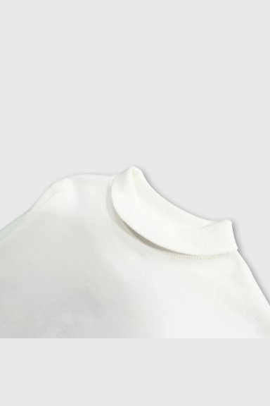 BEATLE LISO ALGODON BLANCO PARA BEBE  DE 3/6 A 36 MESES - 3
