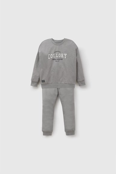 PANTALON BUZO GRIS 7580 COLLOKY - 4