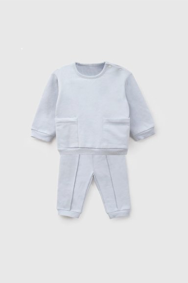 SET POLERON/PANTALON CELESTE NIÑO 8034 COLLOKY - 1