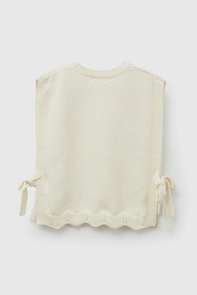 SWEATER TEJIDO CREMA NIÑA 6-9M A 4-5A COLLOKY - 2