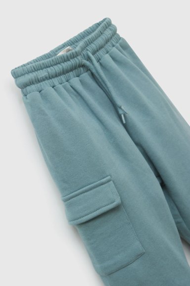 PANTALON BUZO BOLSILLO VERDE NIÑO 6-9M A 4-5A COLLOKY - 3