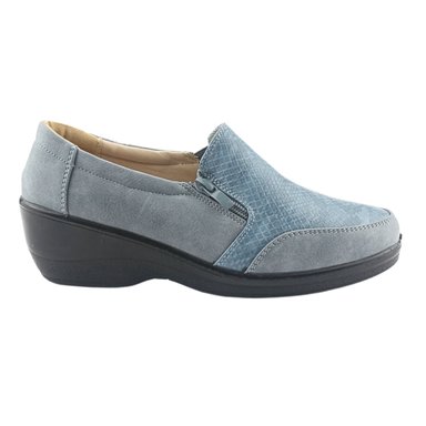 ZAPATO CHALADA MUJER ZLAT-2 AZUL CASUAL - 1