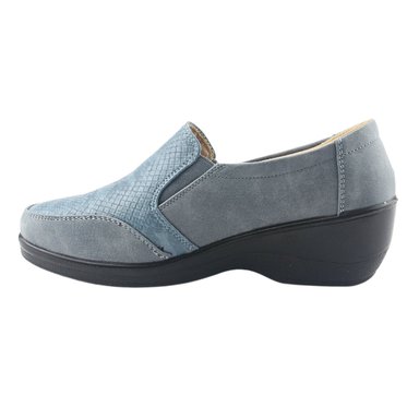 ZAPATO CHALADA MUJER ZLAT-2 AZUL CASUAL - 2