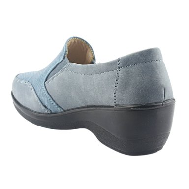 ZAPATO CHALADA MUJER ZLAT-2 AZUL CASUAL - 5
