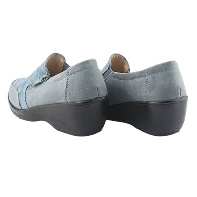 ZAPATO CHALADA MUJER ZLAT-2 AZUL CASUAL - 6